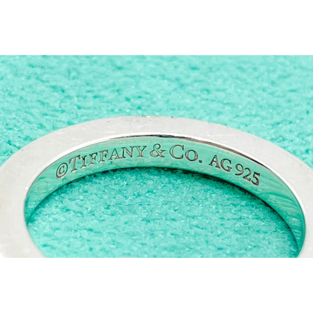 Tiffany & Co. T Square Sterling Silver Ring Size 5.25 - Picture 4 of 10
